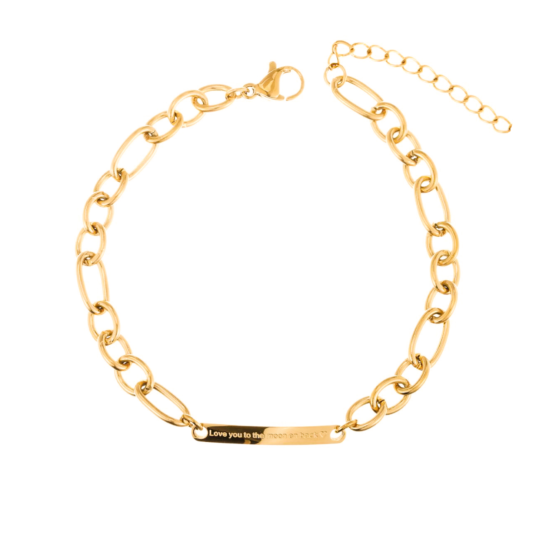 To the moon and 2025 back bracelet