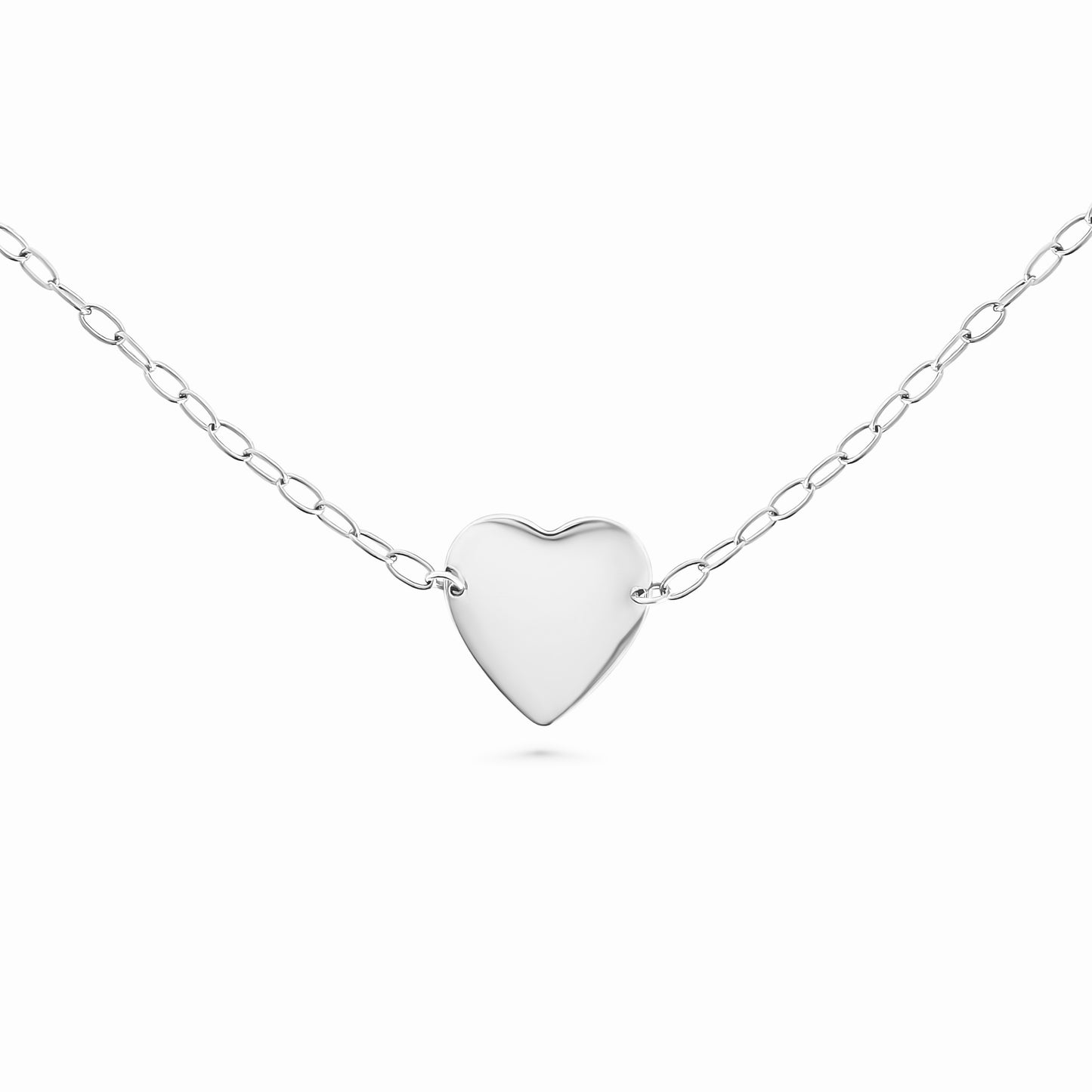 Engraved bracelet heart