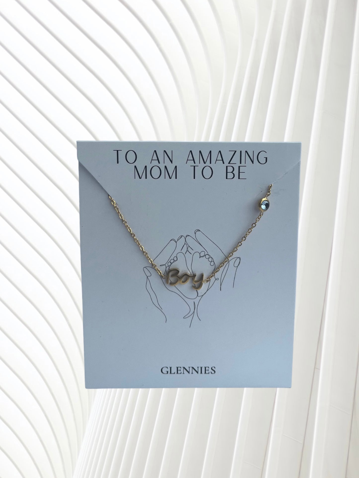 MOMMY TO BE BOY BRACELET