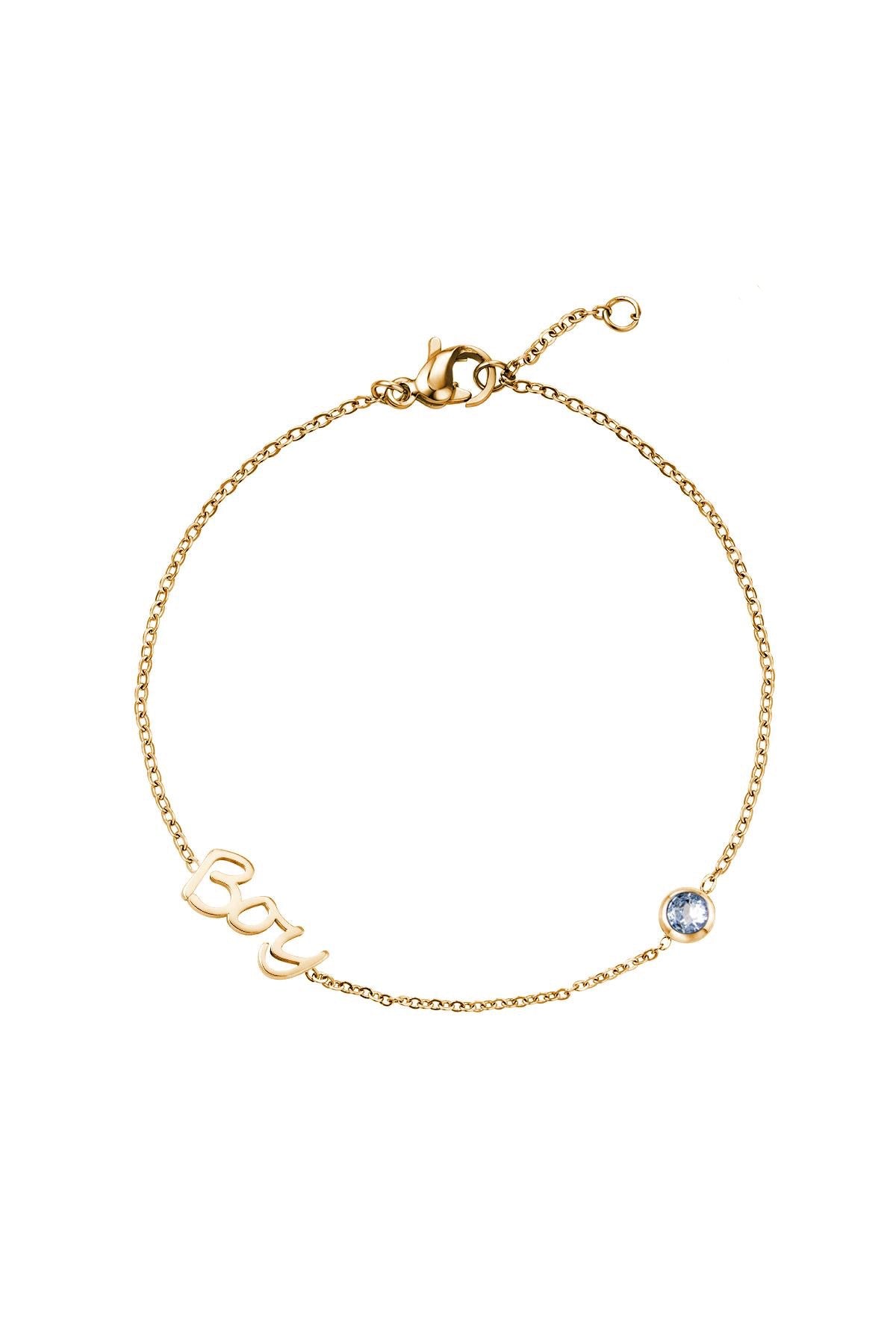 MOMMY TO BE BOY BRACELET