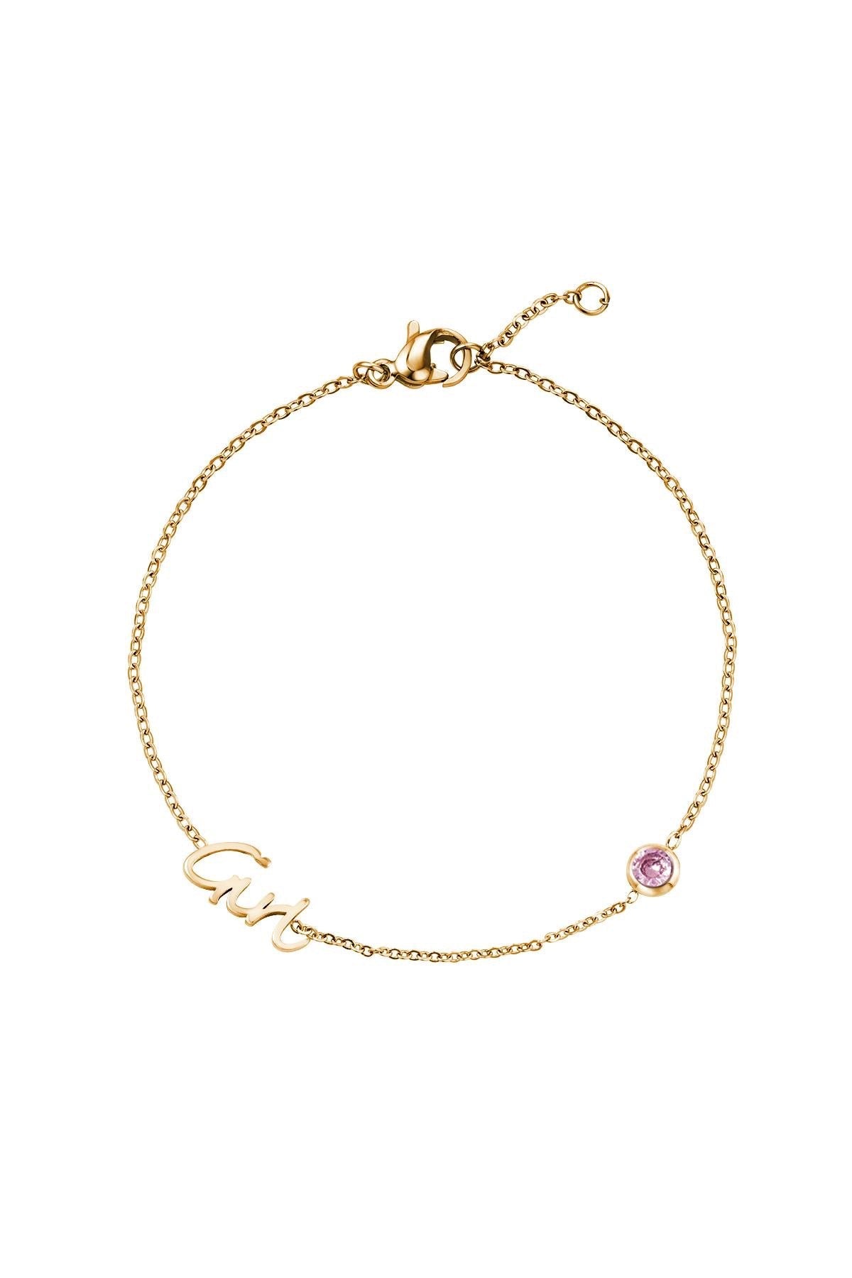 MOMMY TO BE GIRL BRACELET