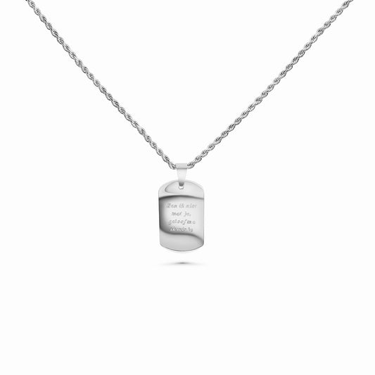 IK MIS JE KETTING SILVER