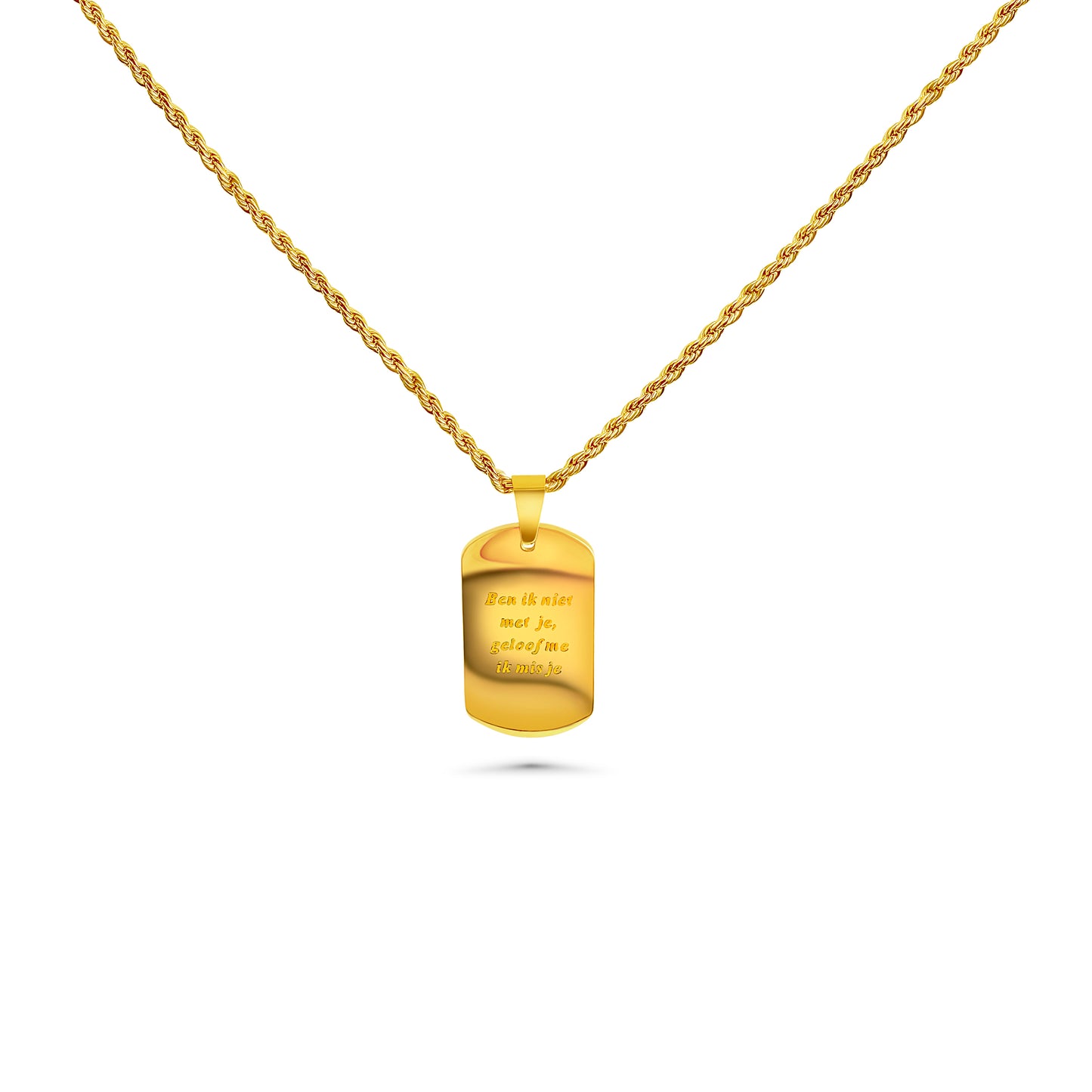 IK MIS JE KETTING GOUD