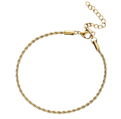 CANAL STREET ANKLE BRACELET THIN