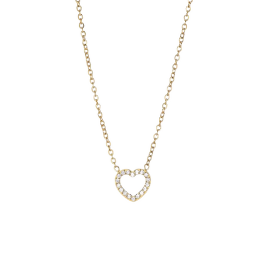 SPARKLE HEART NECKLACE